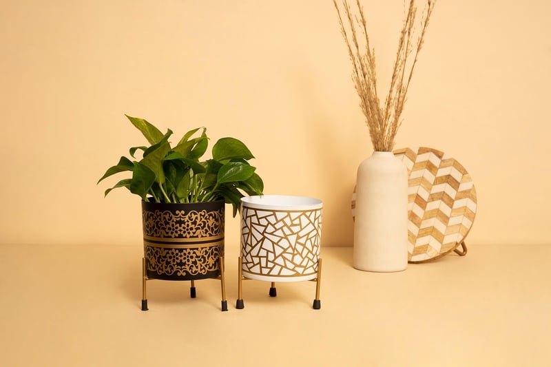 Upcycled planters